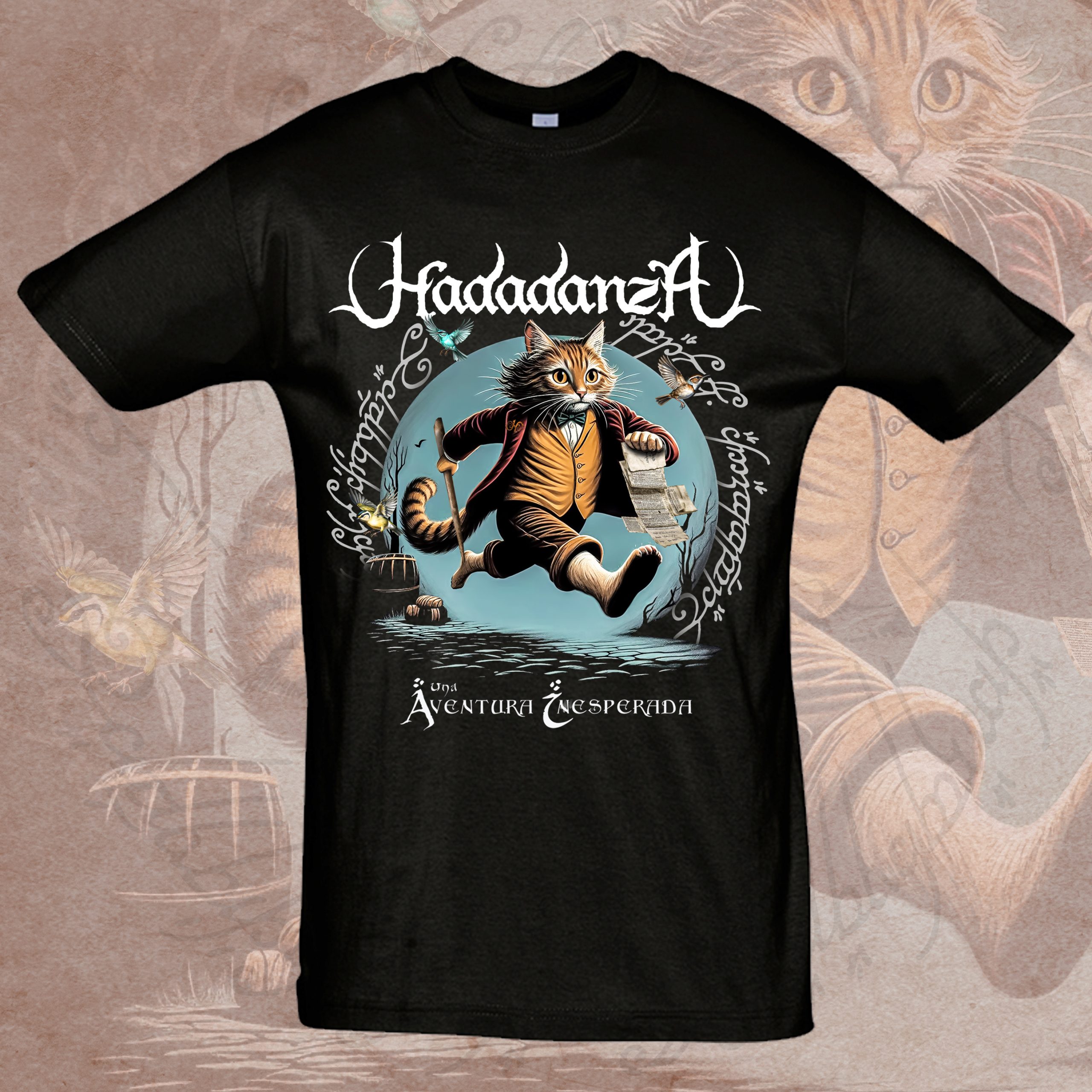 CAMISETA BILBO GATO - Unisex