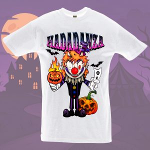 CAMISETA HALLOWEEN (Blanca) - Unisex