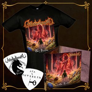 MOCK UP DISCO – ORO Y PENUMBRA + PÚA + CAMISETA PREVENTA - Disco Oro y Penumbra + Camiseta + Púa exclusiva