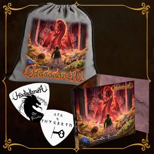 MOCK UP DISCO – ORO Y PENUMBRA + PÚA + MOCHILA PREVENTA - Disco Oro y Penumbra + Mochila + Púa exclusiva