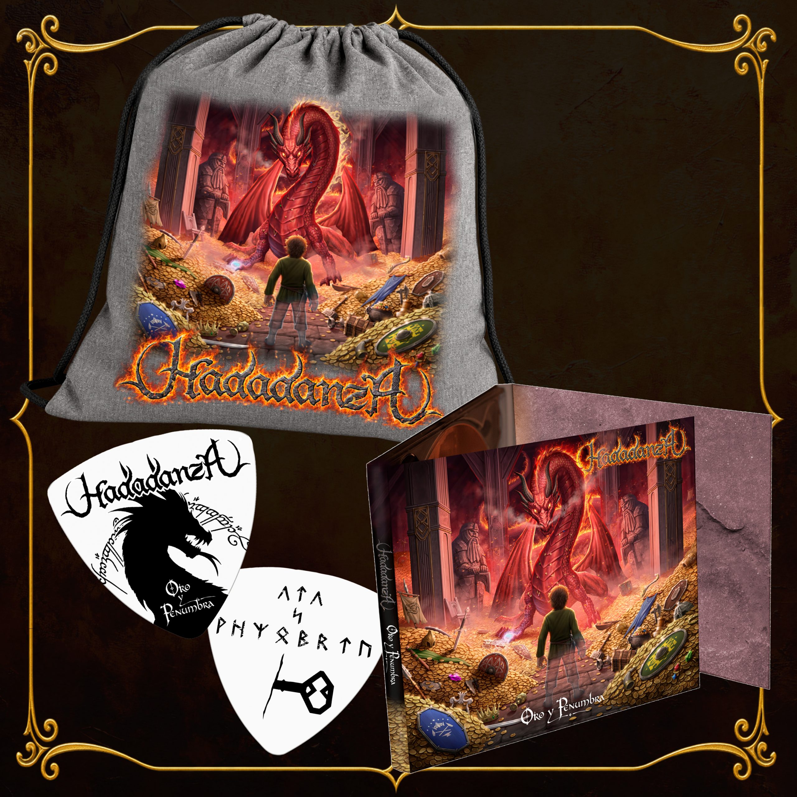 PREVENTA - Disco Oro y Penumbra + Mochila + Púa exclusiva